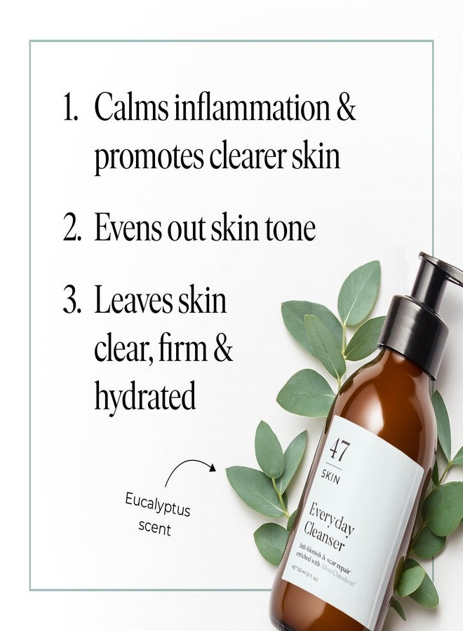 47 Skin غسول 47 للبشرة مضاد للعيوب ومُرمِّم للندبات، غني بالفضة، مناسب لجميع أنواع البشرة، 300 مل - Image 4